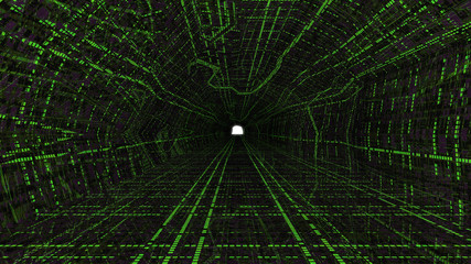 electric tunnel green