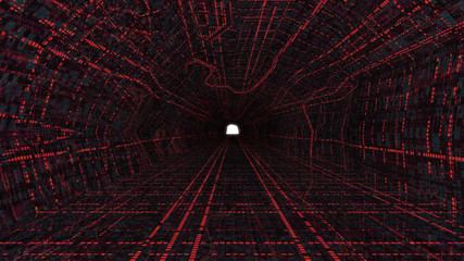 electric tunnel red