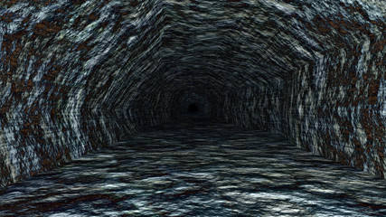 tunnel dark rock