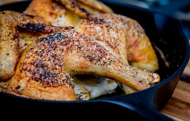 Spatchcock chicken