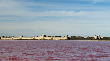 Remparts Aigues-mortes, salins, hérault, languedoc roussillon
