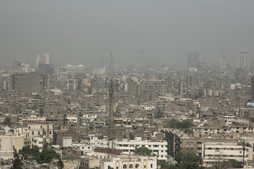 Vista panoramica del Cairo, Egitto
