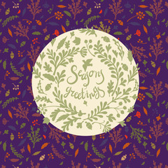 vignette of leaves 