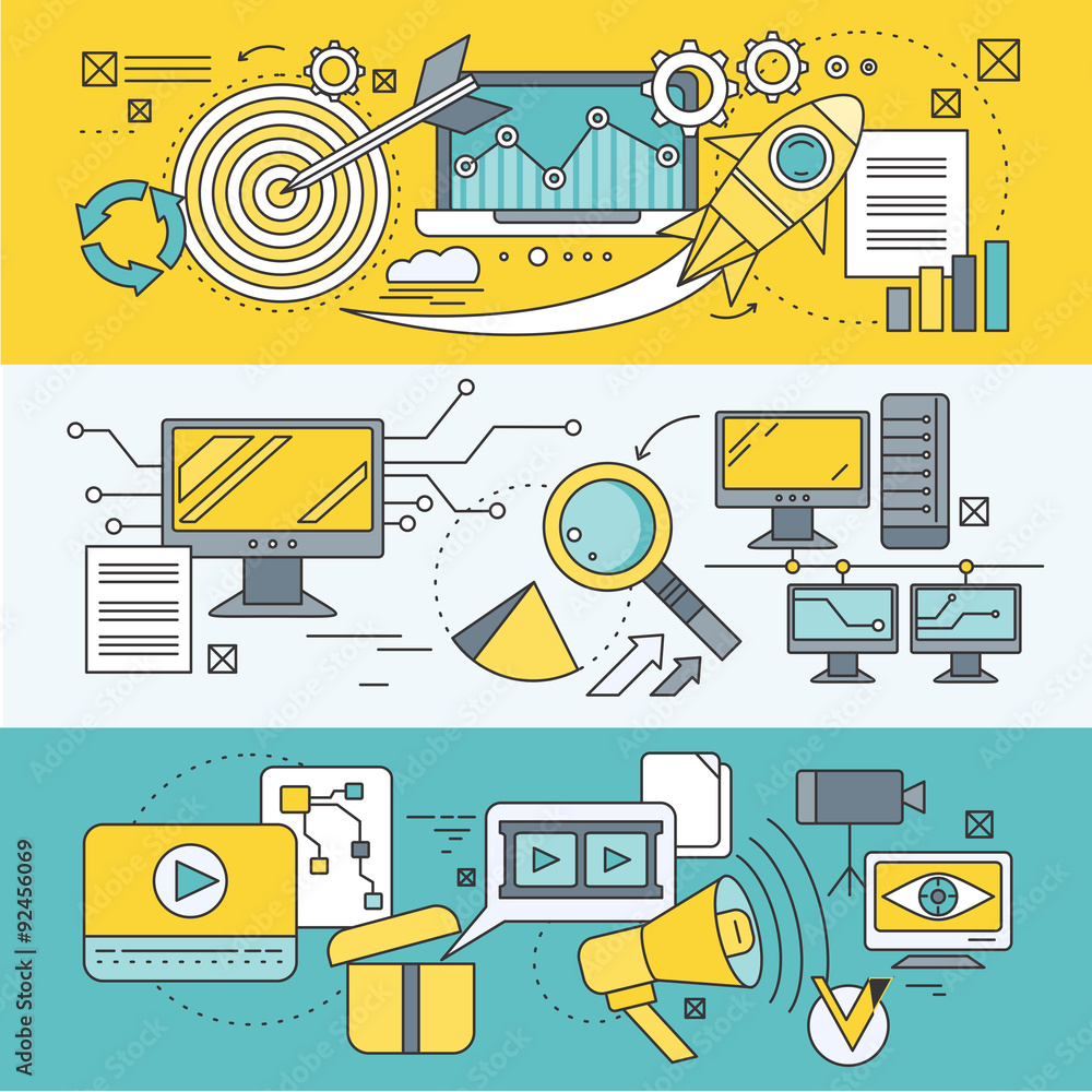 Poster concept search engine optimization