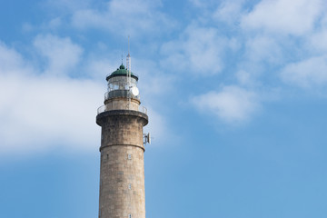 Fototapeta na wymiar The old Lighthouse of Barfleur, France, Normandy 2015