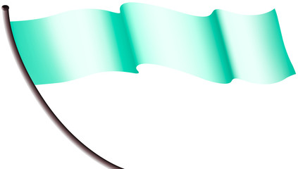 Obraz premium Fahne im Sturm