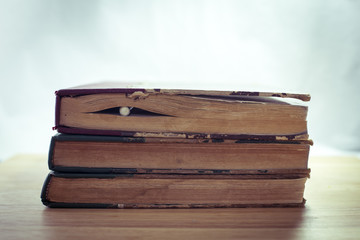 Vintage of old books