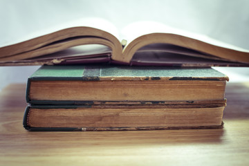 Vintage of old books