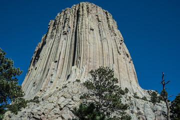Devil's Tower in eastern Wyoming