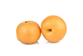Snow Pear on white background