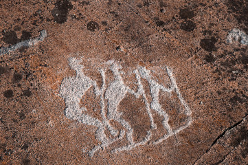 ancient petroglyph