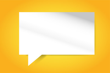 Quote blank template bubble empty design