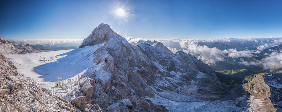 Panorama vom Dachsteinmassiv