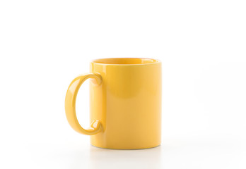 empty cup of coffee or mug