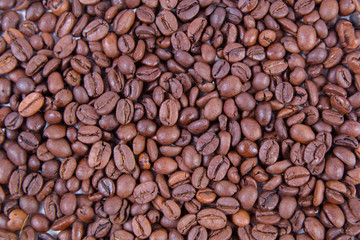 Roasted coffee beans
