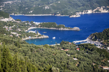Fototapeta premium View at Paleokastritsa, Corfu