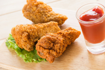 fried crispy chicken