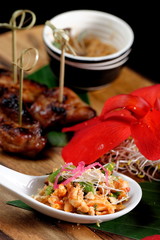 Bali style chicken with lemongrass