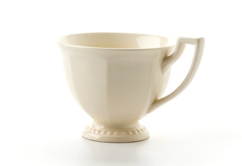 empty cup of coffee or mug