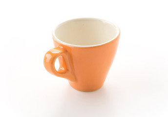 empty cup of coffee or mug