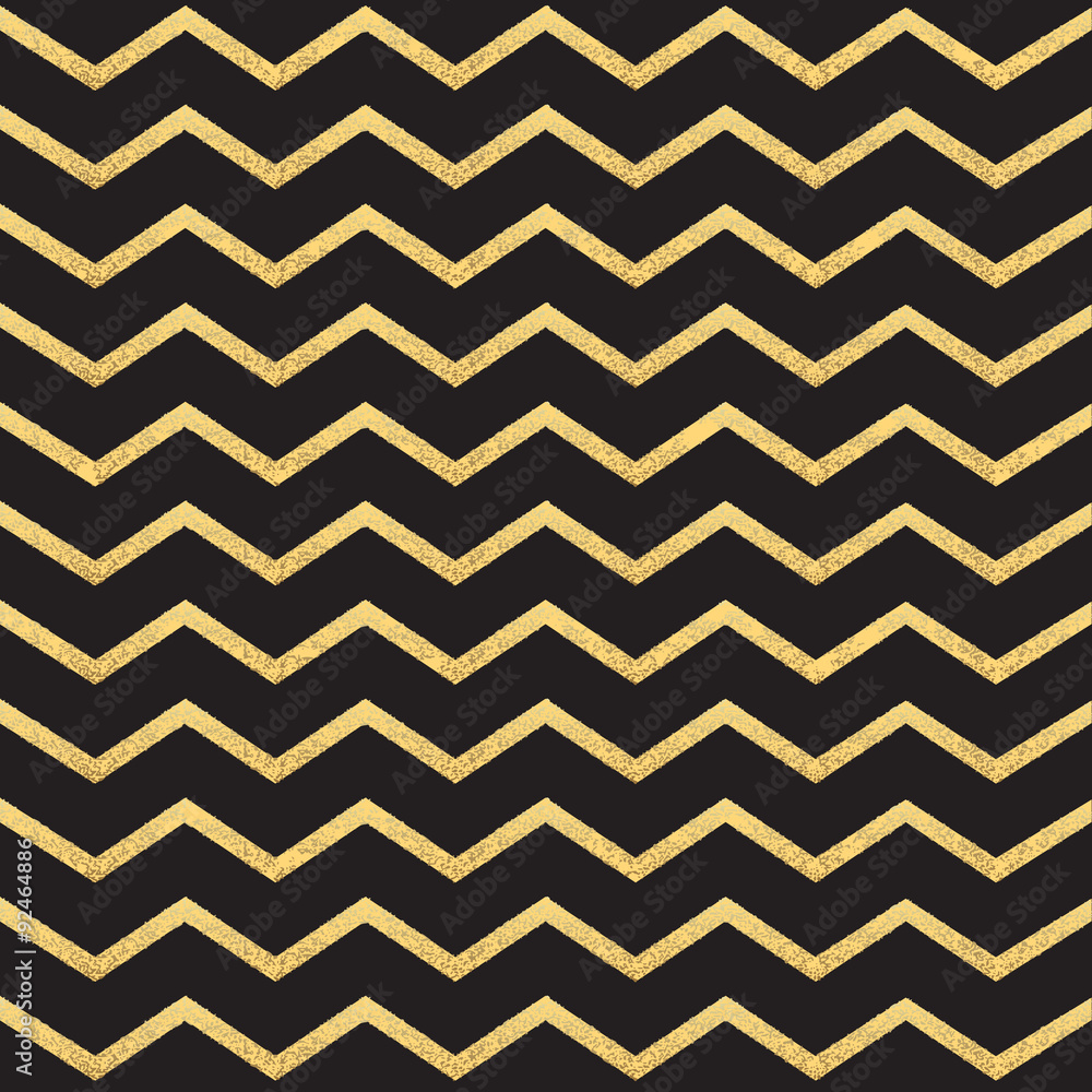Poster pattern in zigzag.