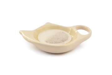 round tea bag