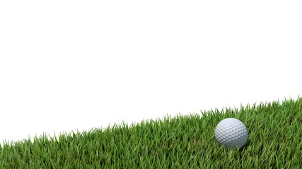 golf ball on green 02