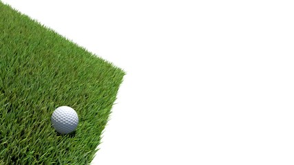 golf ball on green 03