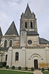 Fototapeta na wymiar Loches, la chiesa di Saint Ours - Indre Loira, Francia