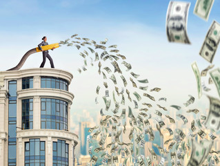 Woman fands money