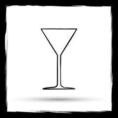 Martini glass icon