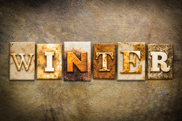 Winter Concept Letterpress Leather Theme