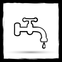 Water tap icon