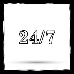 24 7 icon