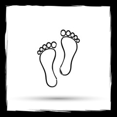 Foot print icon