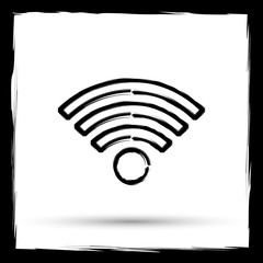 Wireless sign icon