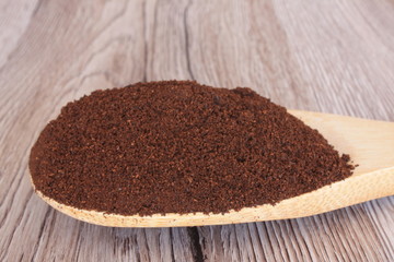 Ground coffee