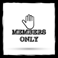 Members only icon