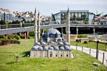 Poster Miniaturk park in Istanbul, Turkey © Gavrailov