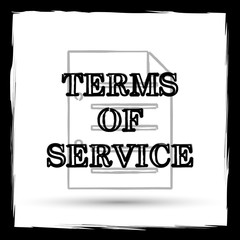 Terms of service icon