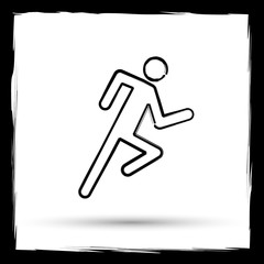 Running man icon