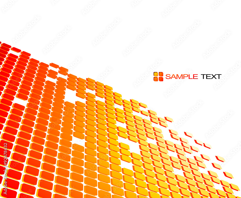 Poster vector abstract geometric background.