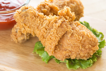 fried crispy chicken