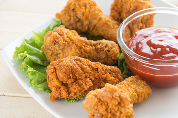 fried crispy chicken