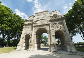 Fototapeta na wymiar Orange, Roman Arch