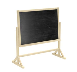 blackboard, chalkboard isolated on white