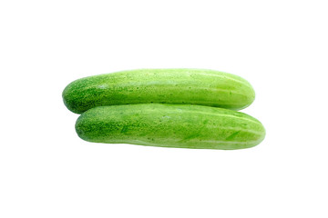Cucumber isolated on white background