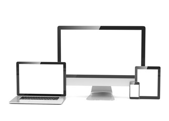 Ultimate web design, laptop, smartphone, tablet, computer