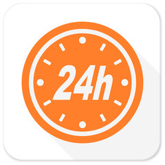 24h flat icon