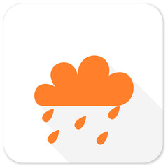 rain flat icon